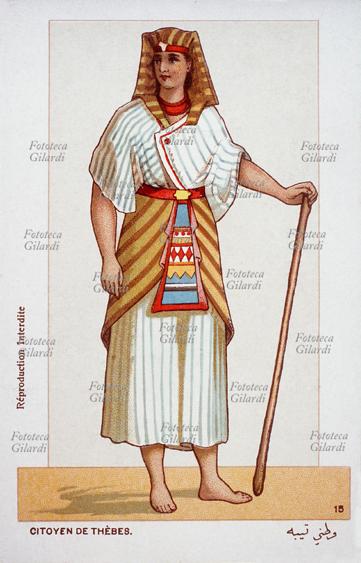 AIDA costume di scena di un cittadino di Tebe; dall\
