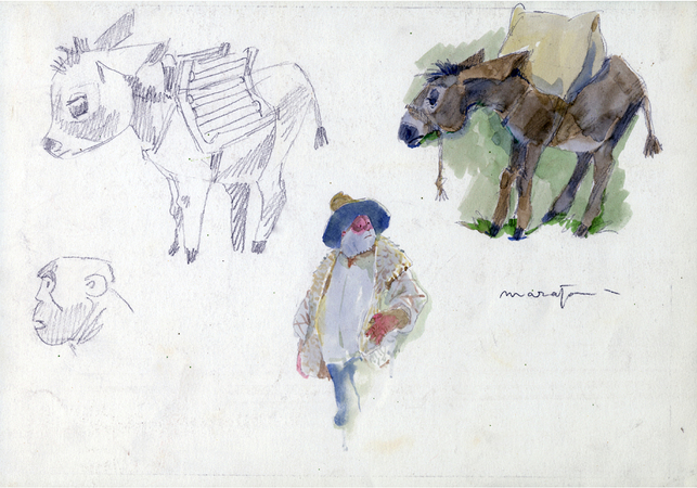 DISEGNO PREPARATORIO DI LIBICO MARAJA