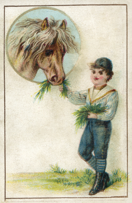 CHILD WITH HORSE