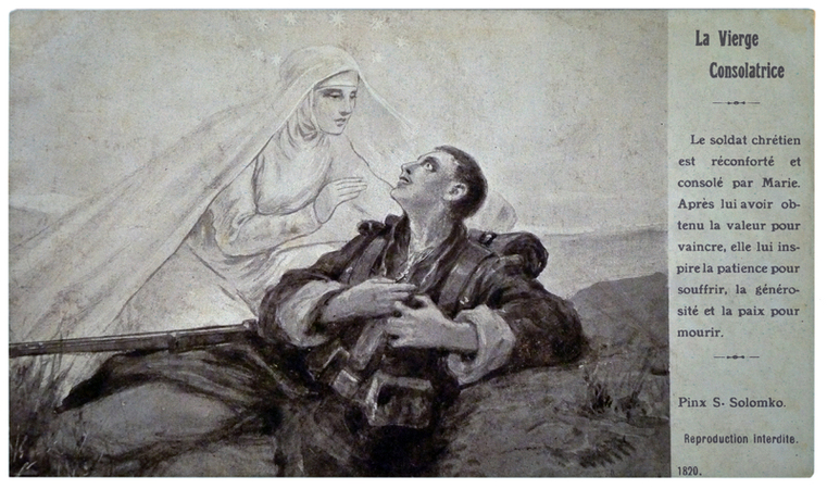 PRIMA GUERRA MONDIALE LA VERGINE CONSOLATRICE