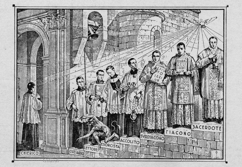 SACRAMENTI rappresentazione allegorica dei sette gradi dell\