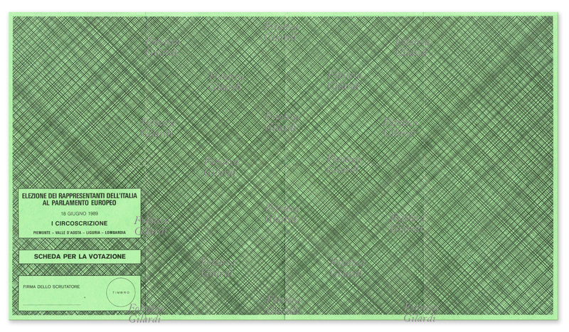 ELEZIONI Fac-simile della scheda elettorale (esterno) \