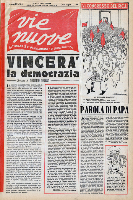 VIE NUOVE VINCER&Agrave; LA DEMOCRAZIA
