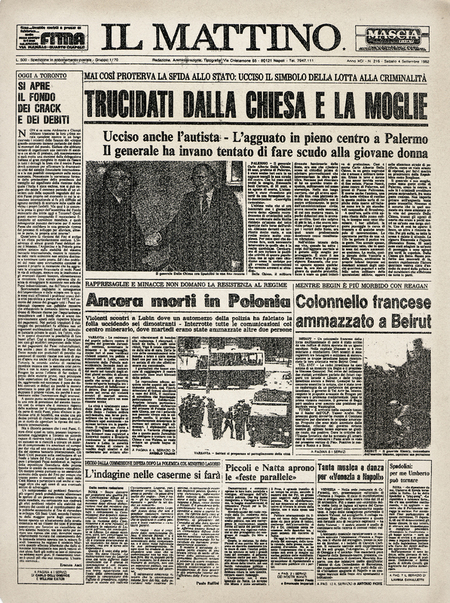 IL MATTINO UCCISO DALLA CHIESA A PALERMO