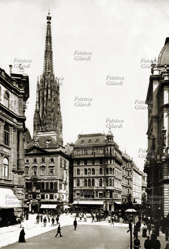 VIENNA Veduta della Schulerstrasse all\