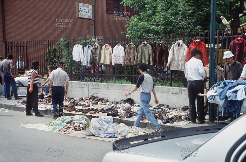 COMMERCIO Veduta del mercato dell\