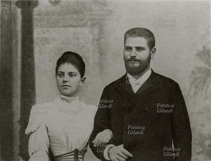 PROCESSO MURRI I protagonisti: Linda Murri (Teodolinda Murri, 12 settembre 1871 – 4 dicembre 1957) con il marito Conte Francesco Bonmartini, la vittima, dispotico consorte nell\