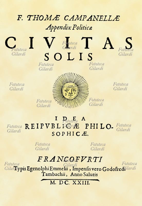 Tommaso CAMPANELLA (1568-1639) Frontespizio della prima edizione in latino della \