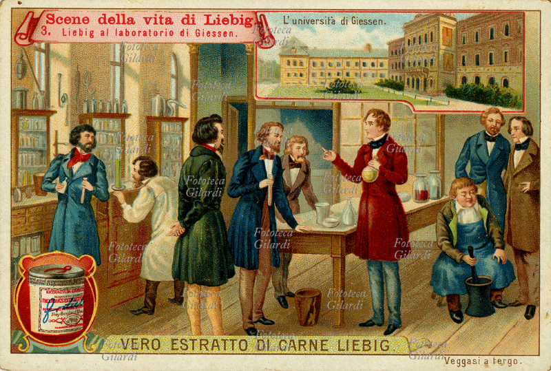 Justus LIEBIG (1803-1873) a soli 21 anni fu chiamato ad insegnare all\