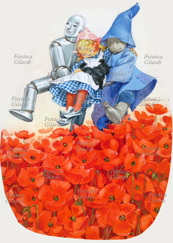 Lyman Frank BAUM (1856-1919) "Il Mago di Oz". Dorothy e il cagnolino Toto, vittime dell\