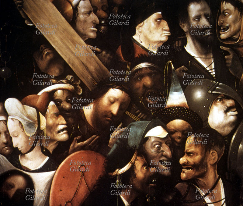 Hieronymus BOSCH (1450-1516) Cristo portacroce. Dipinto ad olio su tavola, 1515-16.