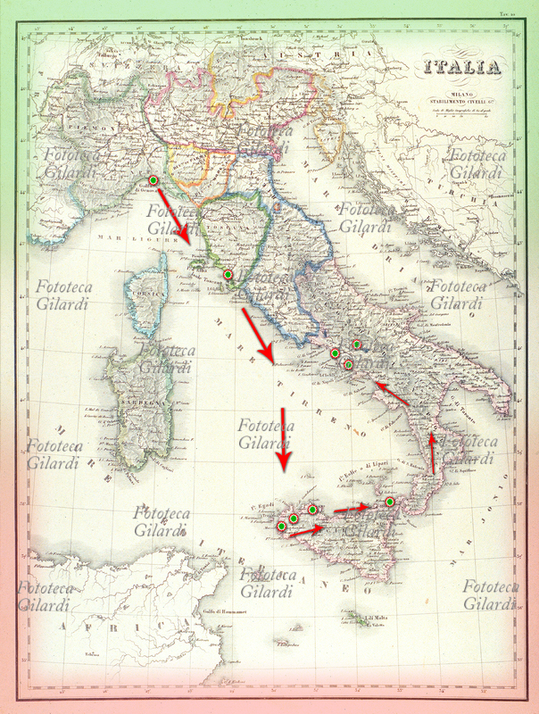 CARTOGRAFIA Italia prima dell\
