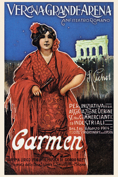 BIZET MANIFESTO OPERA CARMEN BIZET MANIFESTO OPERA CARMEN