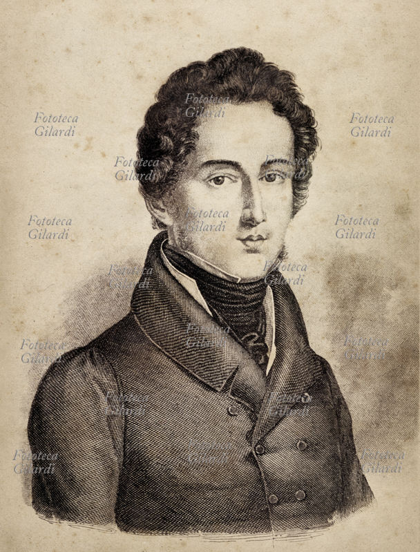 Frederich CHOPIN (1810-1849) compositore e pianista polacco. Litografia del XIX secolo
