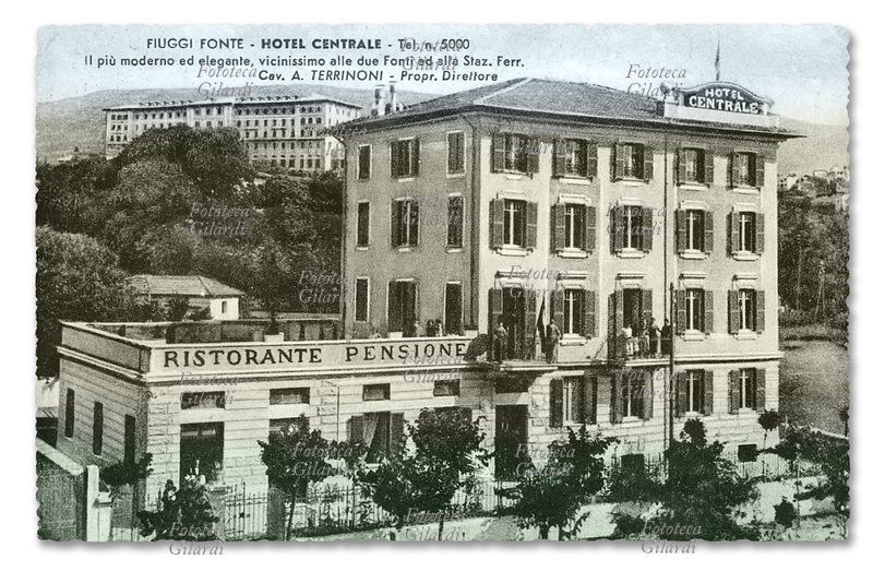 FIUGGI FONTE veduta con l\