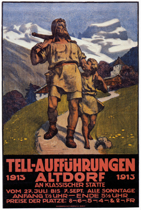 SCHILLER MANIEFSTO PER GUGLIELMO TELL 1913
