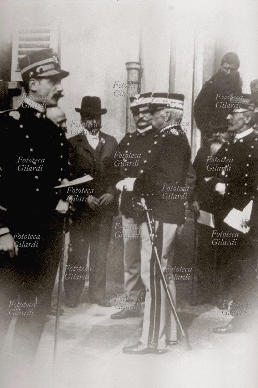 UMBERTO I di Savoia, a Milano. Italia, 1900.