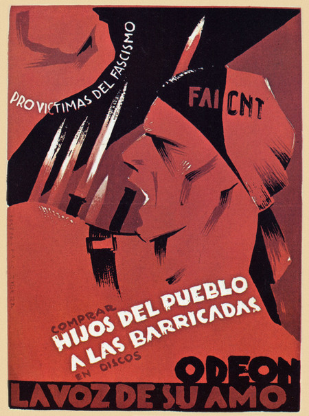 GUERRA DI SPAGNA CARTOLINA PRO VITTIME DEL FASCISMO