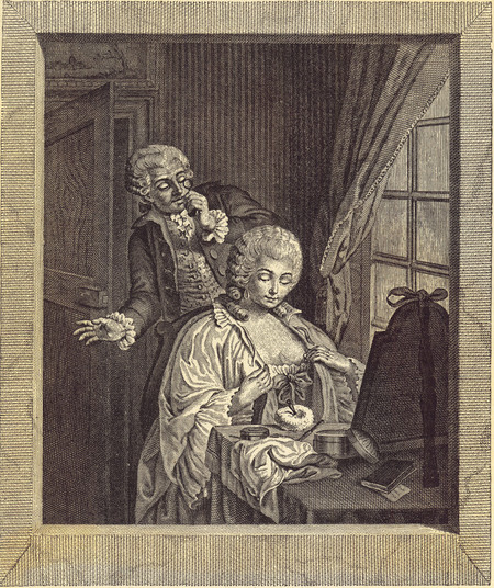 DAMA E CAVALIERE ALLA TOILETTE DAMA E CAVALIERE ALLA TOILETTE
