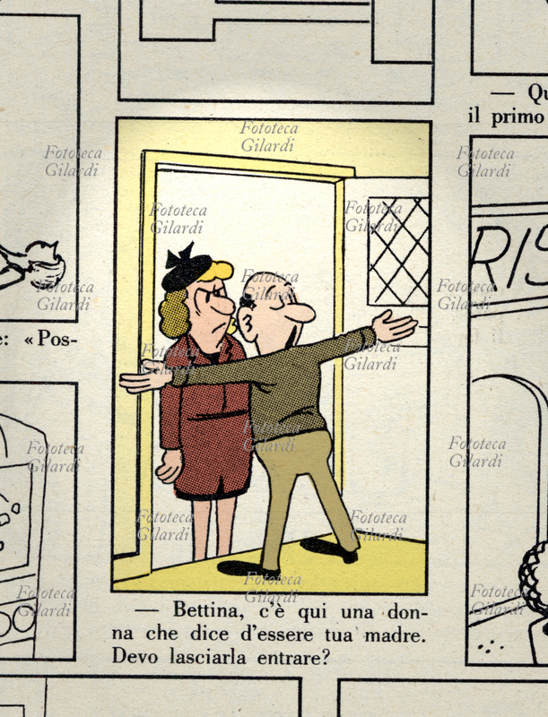 BARZELLETTE ILLUSTRATE un classico dei giornali illustrati del Boom economico. \