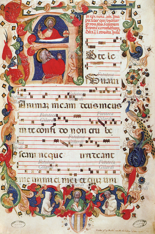 MUSICA 1400 Pagina da Graduale \