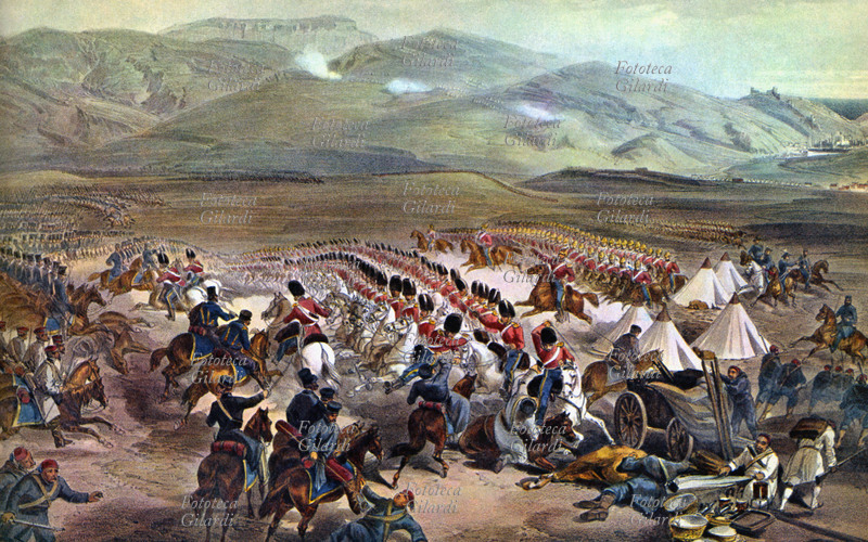 GUERRA DI CRIMEA La carica della Brigata Leggera alla Battaglia di Balaclava, 1854. La Guerra di Crimea fu un conflitto combattuto dal 1853 al 1856 dalla Russia zarista contro una coalizione di stati europei alleati dell\