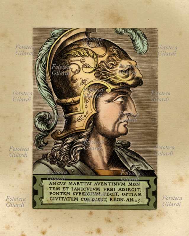 Ancus Marcius, or Marcio (Ancus Marcius) 675 a.C. () - 616 a.C.) fourth King of Rome, probably leggendario. Recording 16th century