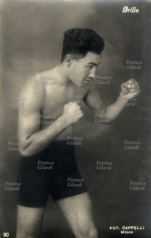 Amedeo GRILLO (1900 - 1974 ) pugile italiano, partecipò ai Giochi Olimpici di Parigi nel 1924