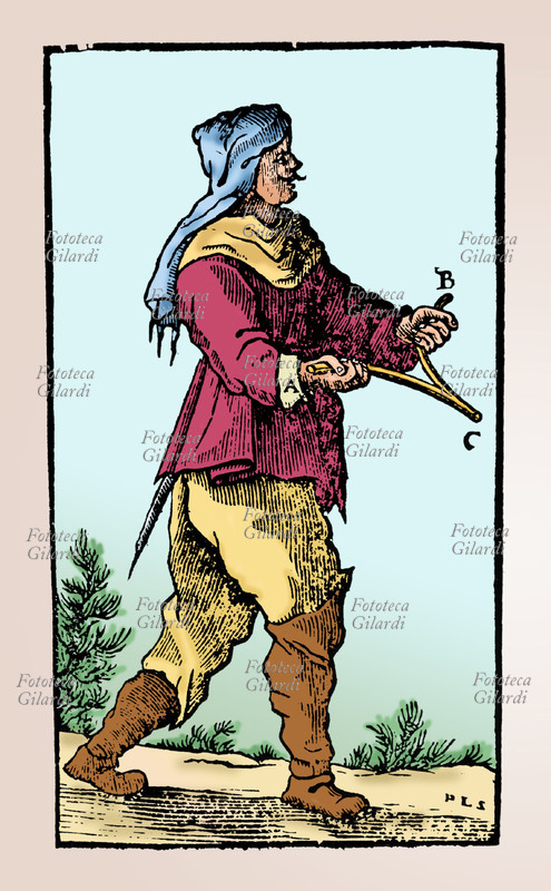 ABDOMANCY Woodcut from \