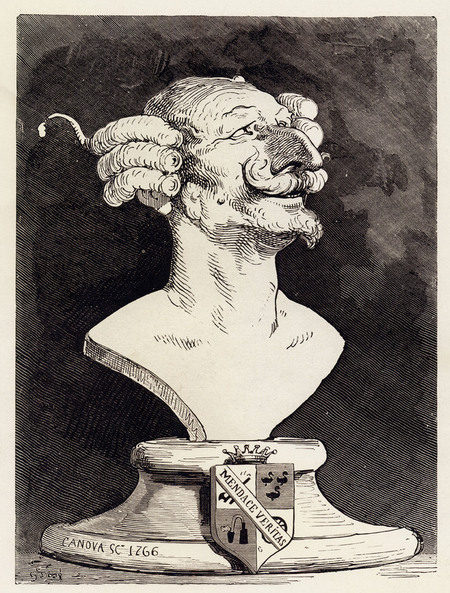 BUSTO DEL LEGGENDARIO BARONE DI MUNCHAUSEN BUSTO DEL LEGGENDARIO BARONE DI MUNCHAUSEN