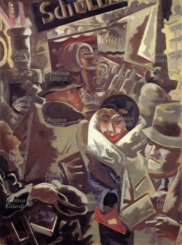 George GROSZ (Georg Ehrenfried Groß, 26 luglio 1893 – 6 luglio 1959), pittore, disegnatore e caricaturista tedesco: \