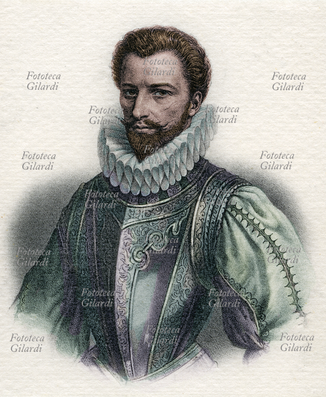 ENRICO DI GUISA (1550-1588); figlio primogenito di Francesco di Guisa, dal 1569 si distinse nella lotta contro i Protestanti, combattendo a Poitiers contro l\