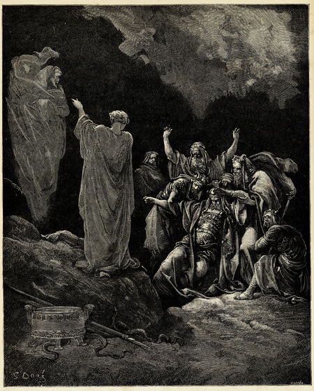 LA STREGA DI ENDOR EVOCA IL FANTASMA DI SAMUELE LA STREGA DI ENDOR EVOCA IL FANTASMA DI SAMUELE