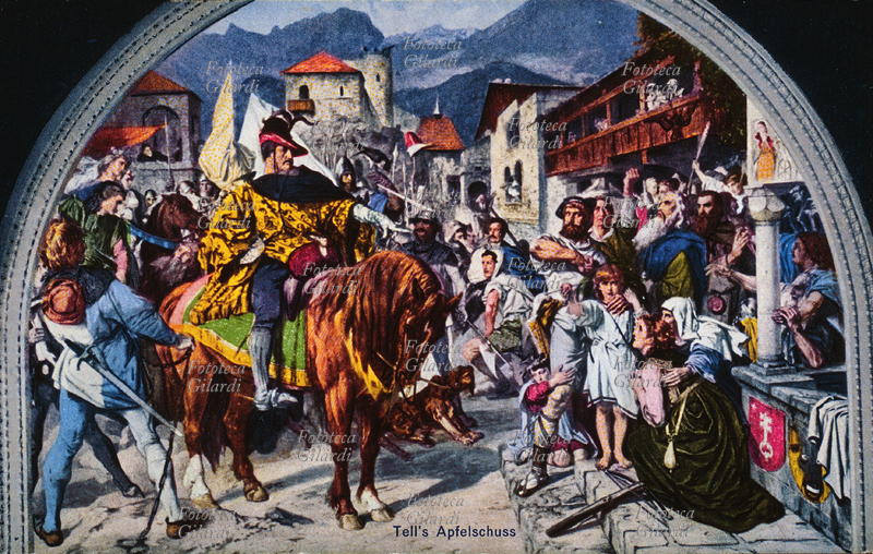 Guglielmo TELL, la prova della mela. Il figlio dell\