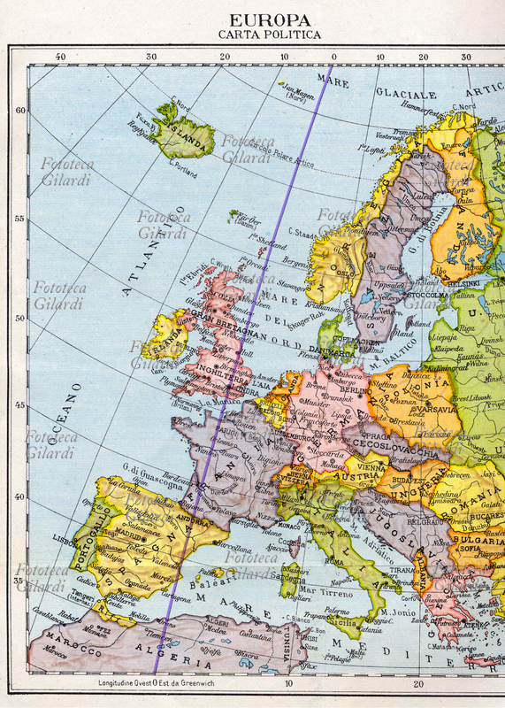 CARTOGRAFIA. Mappa politica dell\