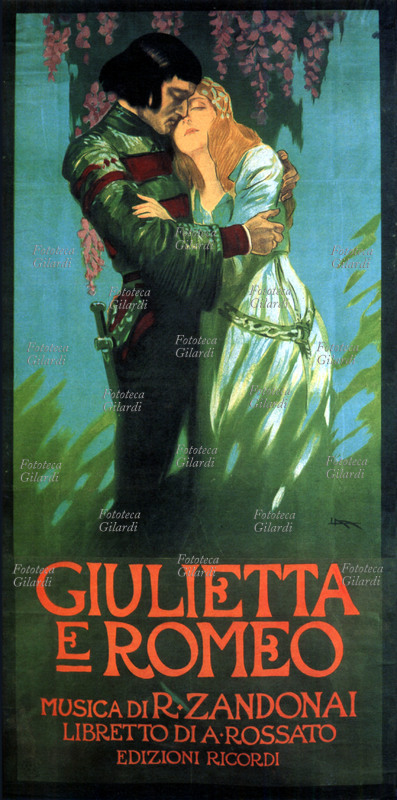 MUSICA Manifesto di Leopoldo Metlicovitz (17 luglio 1868 – 19 ottobre 1944) realizzato per la \