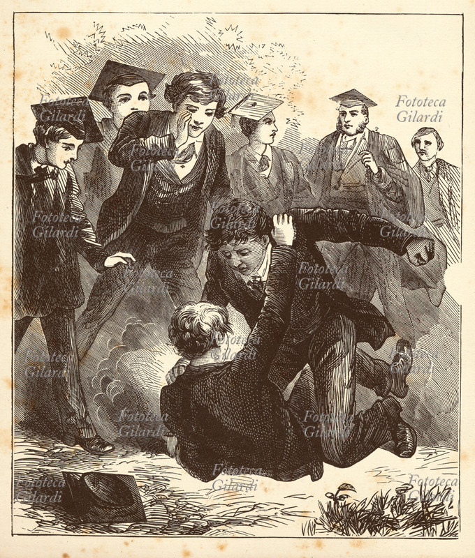 SCUOLA Rissa di bambini all\