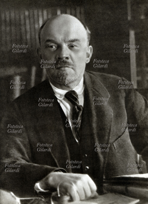 Vladimir Ilic LENIN (1870-1924) ritratto fotografico. Mosca, 1922
