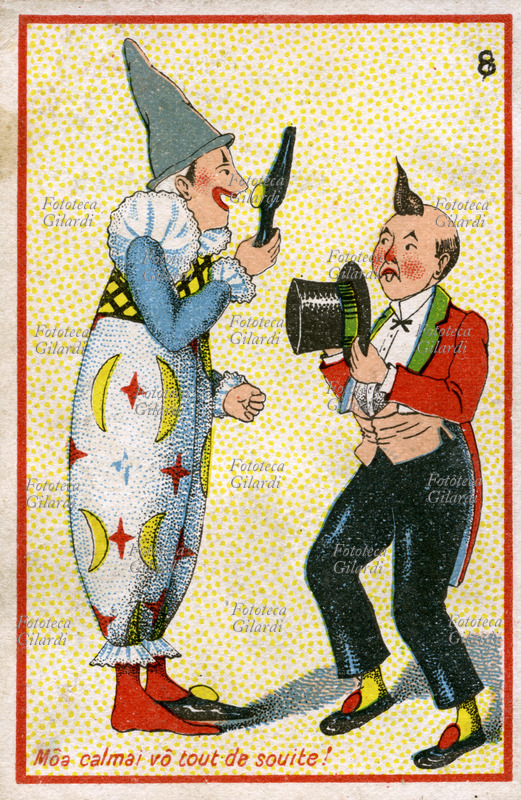 CLOWN coppia di pagliacci, il Bianco e l\