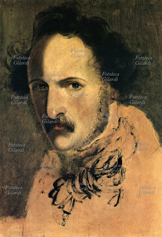 Gaetano DONIZETTI (1797-1848) ritratto del grande compositore di Bergamo, dipinto attribuito a Gerolamo Induno o a Domenico Donizetti, fratello di Gaetano. Italia, XIX secolo.