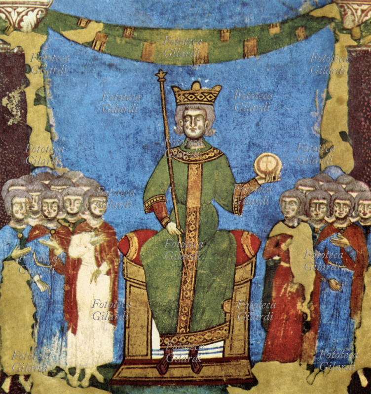 FEDERICO II of Svevia king of Sicily in throne (1194 1250). Grandson of Federico Barbarossa for via of the father Enrico YOU and of Ruggero II of Sicily, for via of the mother Costanza d\