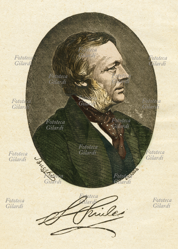 Samuel SMILES (1812-1904) scrittore, giornalista e politico scozzese. Nato in una famiglia numerosa, fu costretto ad abbandonare gli studi all\