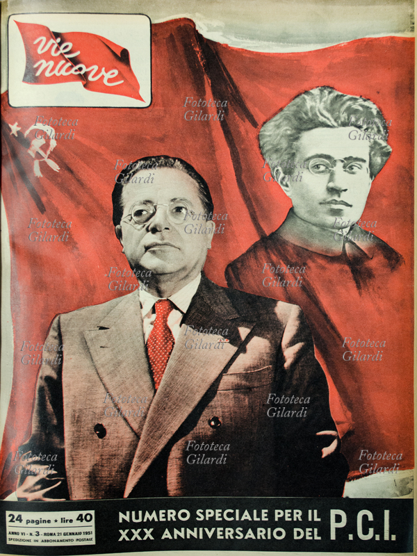 VIE NUOVE copertina della rivista legata al Partito Comunista Italiano fondata nel 1946 da Luigi Longo. Nell\