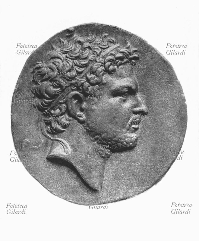 PERSEO rilievo da moneta macedone 178-168 a.C.