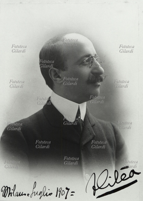Francesco CILEA (1866-1950) compositore italiano. Ritratto autografo dal fondo \