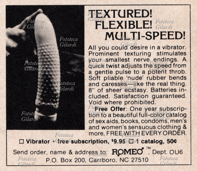 VIBRATORE annuncio promozionale \