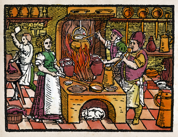 CUOCO E CUCINA MEDIEVALE CUOCO E CUCINA MEDIEVALE
