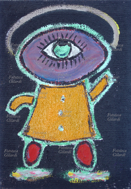 Ando GILARDI (8 giugno 1921 - 5 marzo 2012) Annunciazione #andogilardi. Dipinto esposto nella mostra \