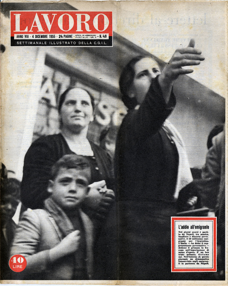 COPERTINA LAVORO ADDIO ALL EMIGRANTE COPERTINA LAVORO ADDIO ALL EMIGRANTE