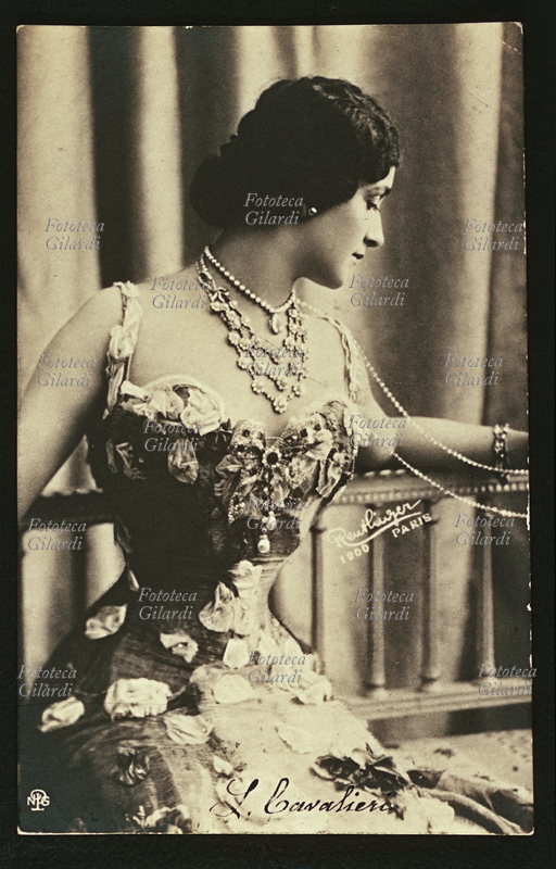Lina CAVALIERI (1874-1944) cantante soprano e attrice cinematografica L\